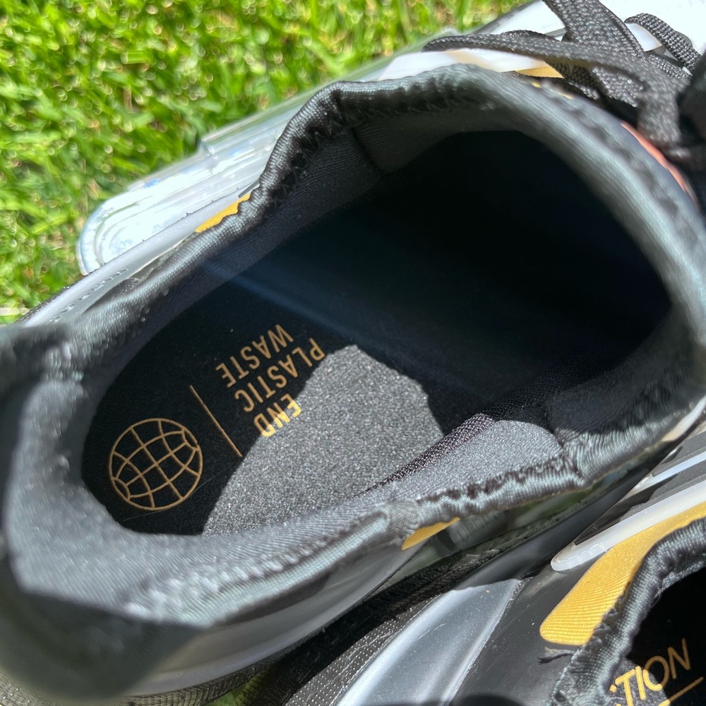 adidas Women's Sneakers - Black and Yellow - Picture 7 of 8